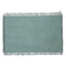 Secret de Gourmet Maha Placemat katoen met franjes - Set van 4 stuks - 45x30cm - Celadon Groen