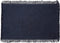 Secret de Gourmet Maha Placemat katoen met franjes - Set van 4 stuks - 45x30cm - Donkerblauw