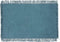 Secret de Gourmet Maha Placemat katoen met franjes - Set van 4 stuks - 45x30cm - Blauw