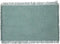 Secret de Gourmet Maha Placemat katoen met franjes - Set van 4 stuks - 45x30cm - Celadon Groen