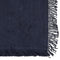 Secret de Gourmet Maha Placemat katoen met franjes - Set van 4 stuks - 45x30cm - Donkerblauw