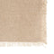 Secret de Gourmet Maha Placemat katoen met franjes - Set van 4 stuks - 45x30cm - Beige