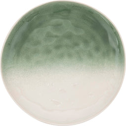Secret de Gourmet Mala Plat bord Ø27cm - Set van 6 stuks - Wit/Groen