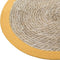 Secret de Gourmet onderlegger Happy Pop Set van 4 - Geel - Gevlochten riet - Tafelonderlegger - Placemat