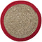 Secret de Gourmet onderlegger Happy Pop Set van 4 - Rood - Gevlochten riet - Tafelonderlegger - Placemat