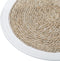 Secret de Gourmet onderlegger Happy Pop Set van 4 - Wit - Gevlochten riet - Tafelonderlegger - Placemat