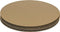 Secret de Gourmet Onderzetters voor glazen - 6x stuks - metallic goud - metaal - 10 x 10 cm - luxe