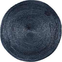 Secret de Gourmet Placemat parels Blauw - Rond - Dia 35 cm - Onderlegger