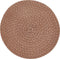 Secret de Gourmet Placemat Rond o38cm - Set van 4 stuks - Taupe/Goud