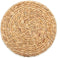 Secret de Gourmet Placemat rond riet set van 2 - Dia 35 cm - Onderlegger - Naturel met wit randje