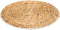 Secret de Gourmet Placemat rond riet set van 2 - Dia 35 cm - Onderlegger - Naturel met wit randje