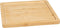 Secret de Gourmet Rio Bamboe Presentatieplank - 25x25x2cm - Beige