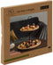 Secret de Gourmet Serveerplank 2 laags - D25 cm - bamboe/metaal - kaasplankje - etagiere - tapas plateau - dienblad
