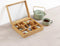 Secret de Gourmet Theedoos - 6-vaks - bamboe hout - 22 x 15 cm - theekist