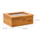 Secret de Gourmet Theedoos - 6-vaks - bamboe hout - 22 x 15 cm - theekist