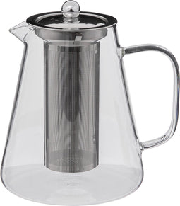 Secret de Gourmet - Theepot - glas/rvs - met filter - 1300 ml