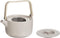Secret de Gourmet Theepot in keramiek met bamboe 80cl - Handvat, zeef, filter - Nude