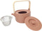 Secret de Gourmet Theepot in keramiek met bamboe 80cl - Handvat, zeef, filter - Terra