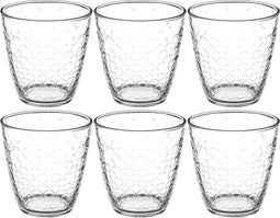 Secret de Gourmet waterglazen/drinkglazen Rome -set 6x - 250 ml - deco glas