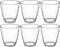 Secret de Gourmet waterglazen/drinkglazen Rome -set 6x - 250 ml - deco glas