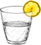 Secret de Gourmet waterglazen/drinkglazen Rome -set 6x - 250 ml - deco glas