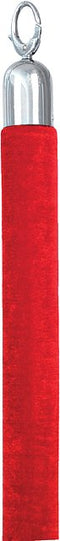 Securit - Afzetkoord 150cm rood met chroome knop | 5 stuks