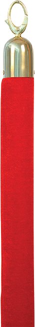 Securit - Afzetkoord 150cm rood met goudkleurige knop | 5 stuks