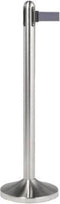 Securit Afzetpaal Securit Rvs Met Rolband 210cm Grijs