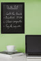 Securit Krijtbord 30x40 cm - zwart