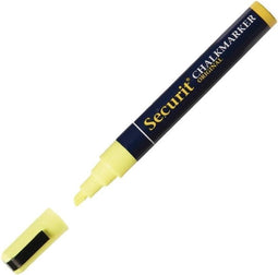 SECURIT KRIJTMARKER MED GEEL