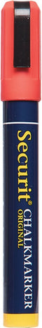 Securit krijtmarker medium, rood