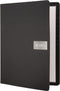 Securit Menukaart leather Raw, ft A4, zwart 10 stuks