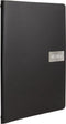 Securit Menukaart leather Raw, ft A4, zwart 10 stuks