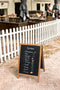 Securit sandwich krijtbord 55x85 cm