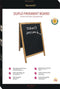 Securit sandwich krijtbord 55x85 cm
