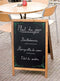 Securit sandwich krijtbord 55x85 cm