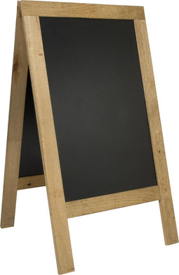 Securit SBS-N-135 schoolbord/toebehoren Zwart Roestvrijstaal, Hout