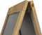 Securit SBS-N-135 schoolbord/toebehoren Zwart Roestvrijstaal, Hout