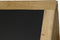 Securit SBS-N-135 schoolbord/toebehoren Zwart Roestvrijstaal, Hout