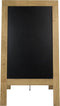 Securit SBS-N-135 schoolbord/toebehoren Zwart Roestvrijstaal, Hout