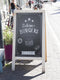 Securit Stoepbord groot deluxe blank SBS-B-135