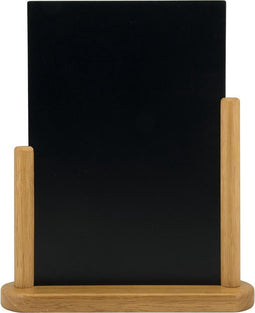 Securit Tafelkrijtbord Elegant - teak A4