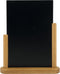 Securit Tafelkrijtbord Elegant - teak A4