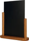 Securit Tafelkrijtbord Elegant - teak A4