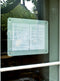 Securit vitrine posterframe A3, grijs