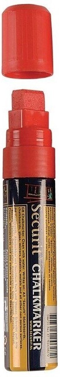 Securit Wisbare Krijtstift Rood 15mm P539