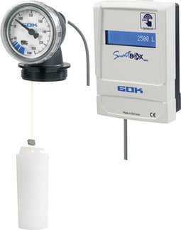 SecuTech Niveausensor SmartBox Mini SmartBoxMini Voedingsspanning (bereik): 4.5 - 24 V/DC Meetbereik: 2500 mm (max) 1 s