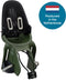 Qibbel Air - Fietsstoeltje Achter - 5-puntsgordel - Magic green