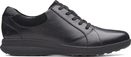 Clarks Un Adorn Lace - Dames Veterschoenen - Leer - Maat 39 - Black Combi