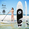 SereneLife Opblaasbaar Stand-Up Paddleboard - Antislip SUP Paddle Board met Peddel, Pomp, Leash en Accessoires - Leuk Opblaasbaar Paddleboard voor Volwassenen en Jeugd